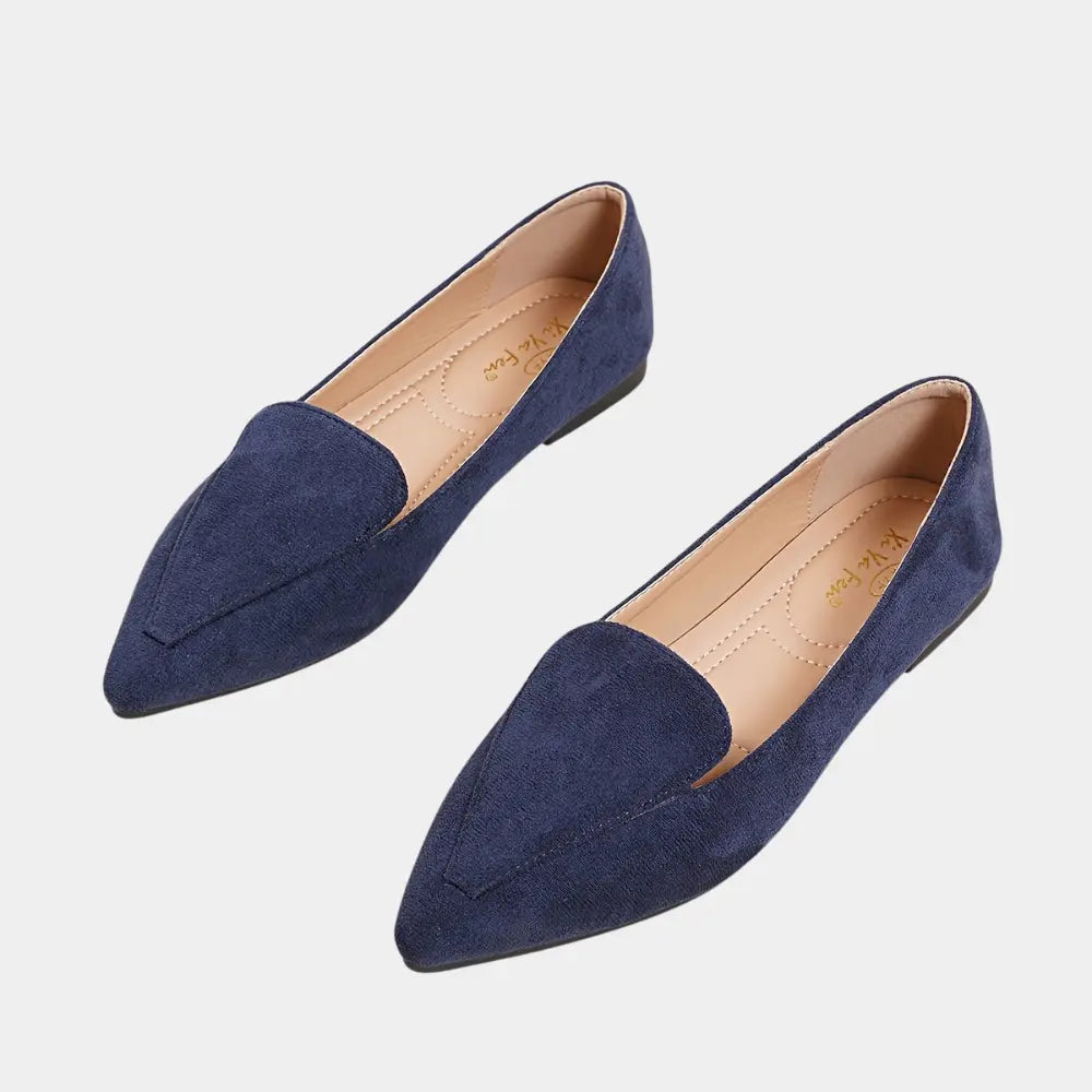 Ballerines à bout pointu style mocassin pour Femme – Nicole
